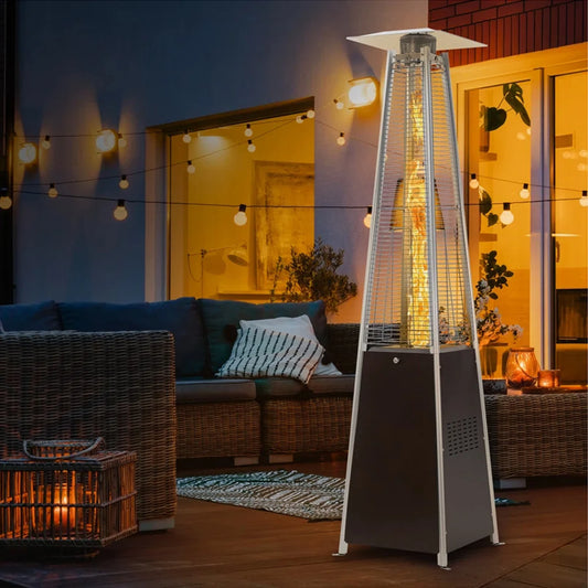 Propane Patio Heater, 48000 BTU Outdoor Patio Heater, Bronze