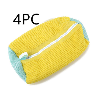 Shoes Laundry Bag Shoe Wash Bag for Washing Machine Reusable Zipper Shoe Washing Bag Sneaker Tennis Shoe Cleaner Kit Remove Dirt