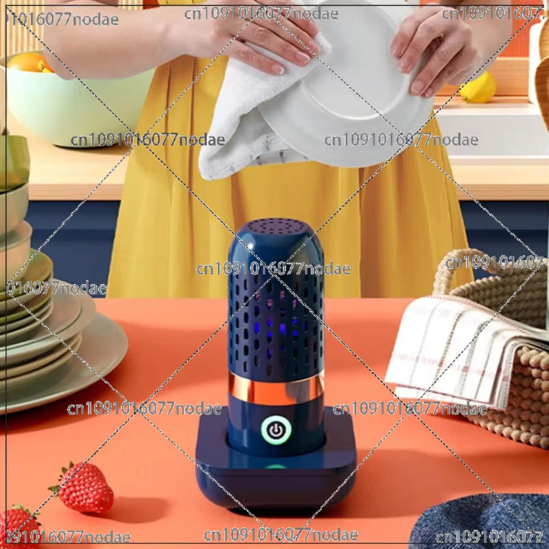 Wireless Fruit Vegetable Washing Machine Protable Capsule Shape Fruit Food Purifier Kitchen Automatic Vegetable Washing Machine