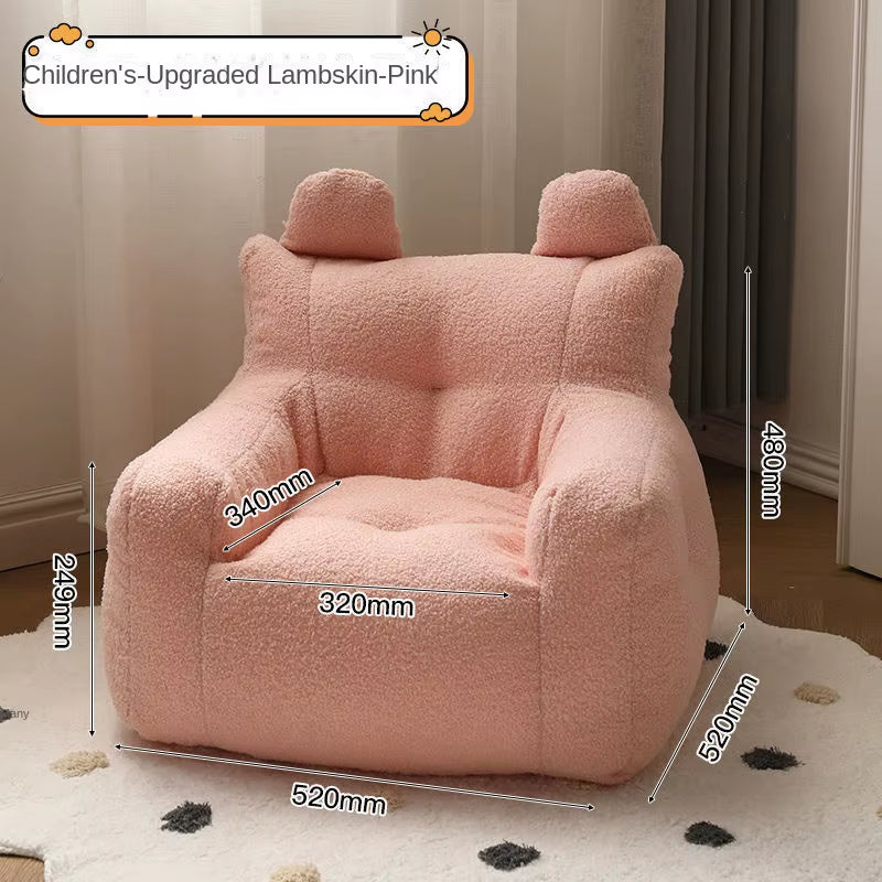 K-STAR Cute and Lazy Sofa Mini Casual Seat Cartoon Children'S Sofa Reading Men and Women Simple Sofa Baby Sofa 2024 Dropshopping