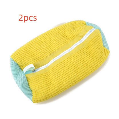 Shoes Laundry Bag Shoe Wash Bag for Washing Machine Reusable Zipper Shoe Washing Bag Sneaker Tennis Shoe Cleaner Kit Remove Dirt