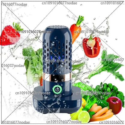 Wireless Fruit Vegetable Washing Machine Protable Capsule Shape Fruit Food Purifier Kitchen Automatic Vegetable Washing Machine